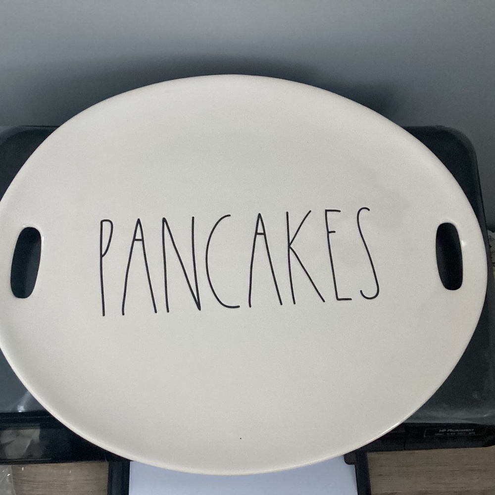 Rae Dunn pancakes platter